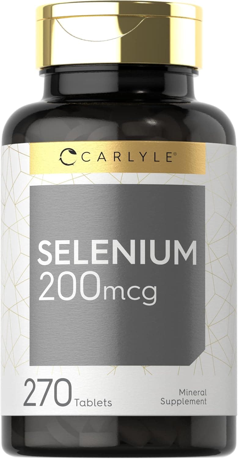 Carlyle Selenium Supplement | 200 mcg | 270 Tablets…