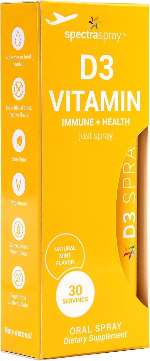 Spectraspray Vitamin D3 Spray Vitamins - Natural & Effective…