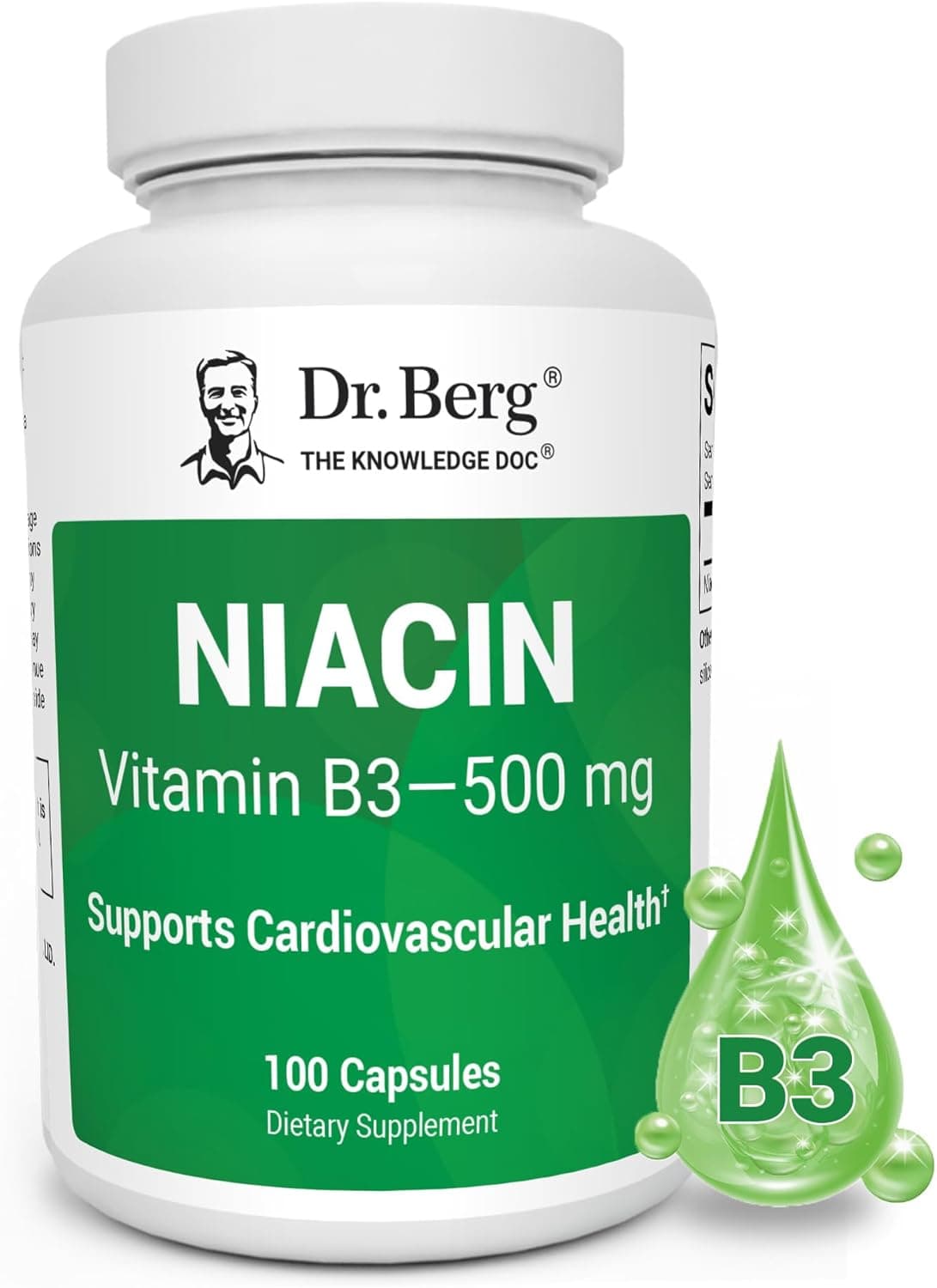 Dr. Berg Highly-Potent Niacin 500 mg – Now Only 125 mg per…