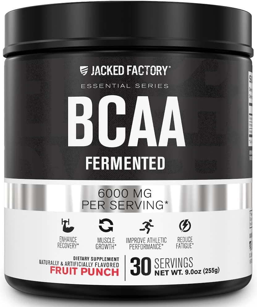 Jacked Factory BCAA Powder (Fermented) - 6g Branched Chain…