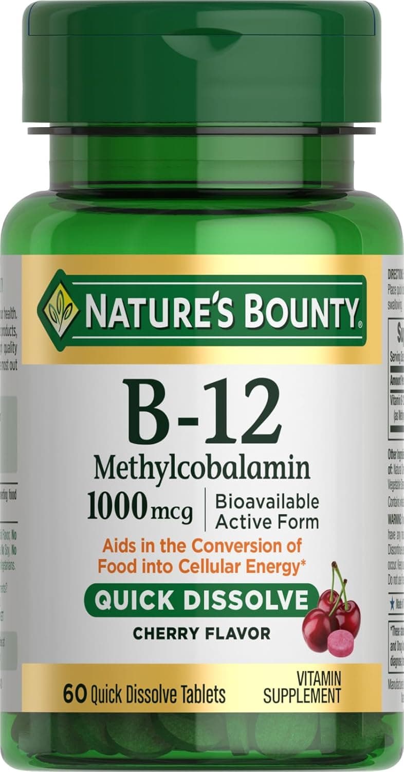 Nature's Bounty Vitamin B-12 Quick Dissolve Tablets