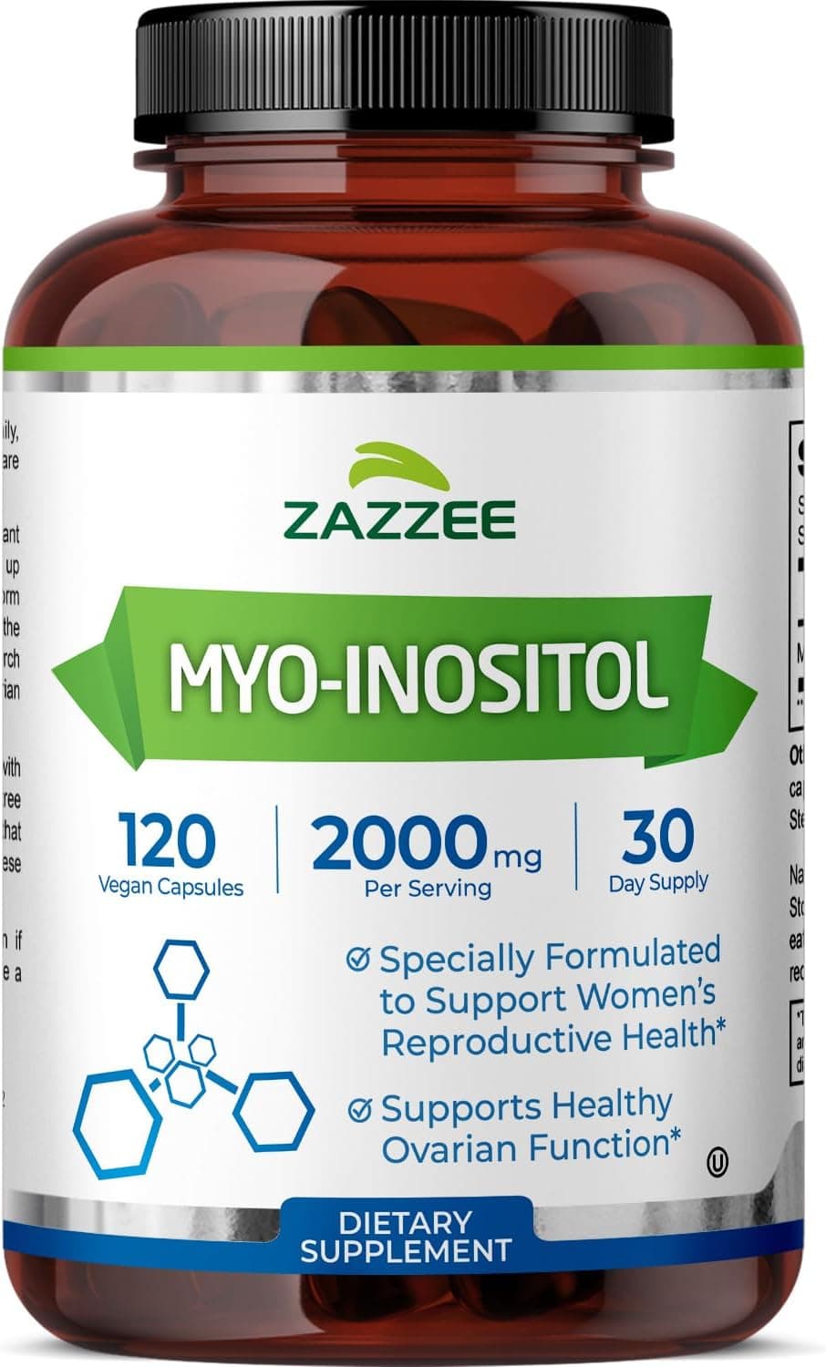 Zazzee Myo-Inositol Capsules