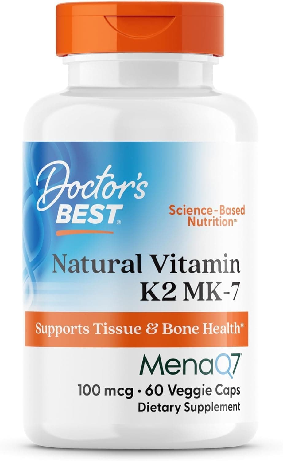 Doctor's Best Natural Vitamin K2 MK7 Supplement for Men…