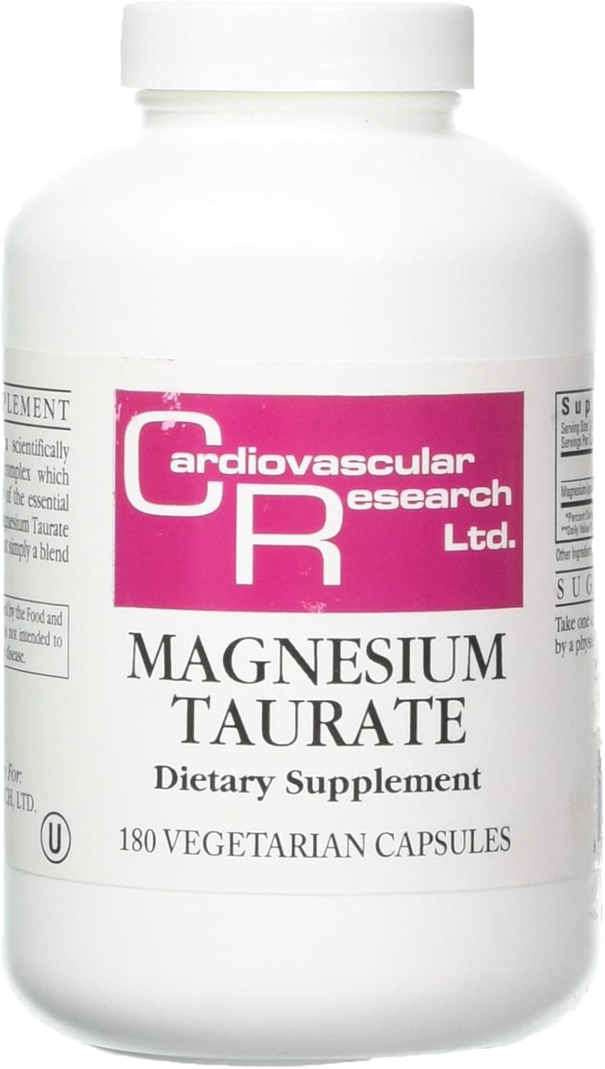 Cardiovascular Research Ecological Formulas Magnesium Taurate…