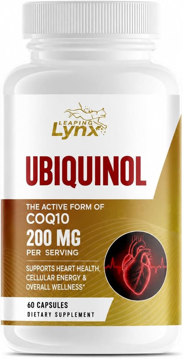 Ubiquinol CoQ10 200mg – High Absorption Active Coenzyme Q10…