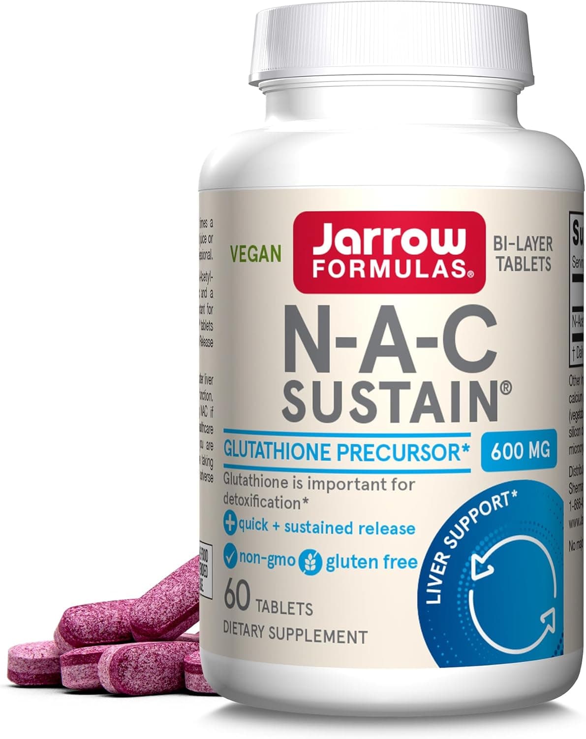 Jarrow Formulas N-A-C Sustain 600 mg
