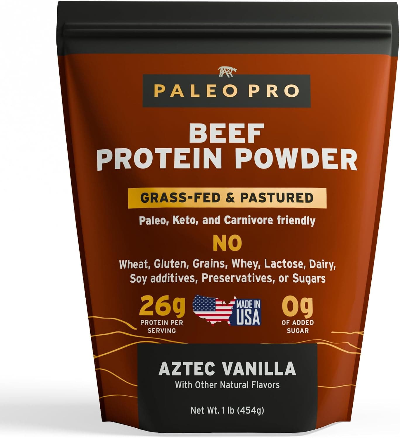 Paleo Pro 26G Beef Protein Powder - Grass Fed Protein Powder…