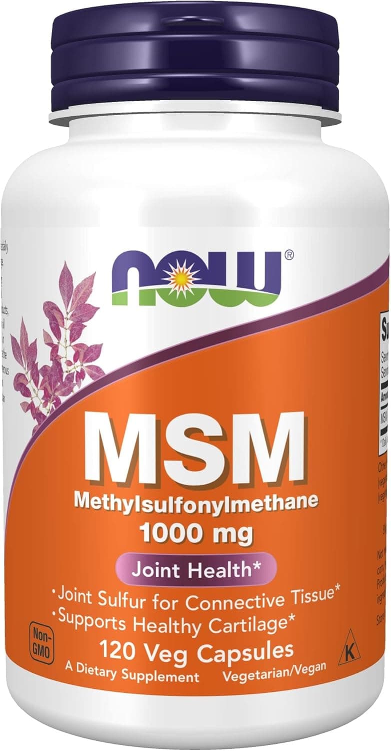NOW Foods Supplements, MSM (Methylsulfonylmethane) 1,000 mg…