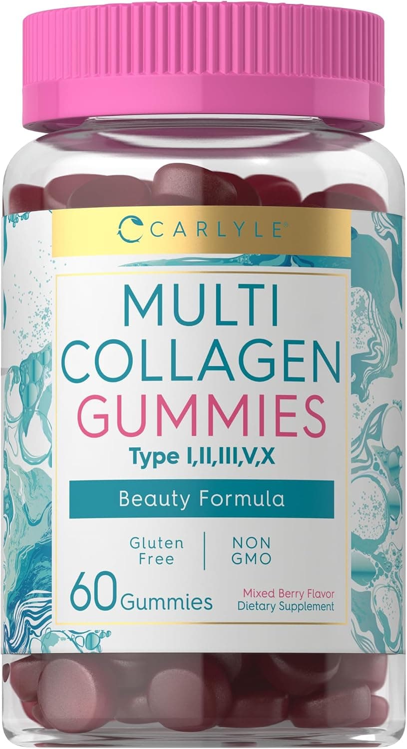 Carlyle Collagen Peptides Gummies | 60 Count | Multi Collagen…