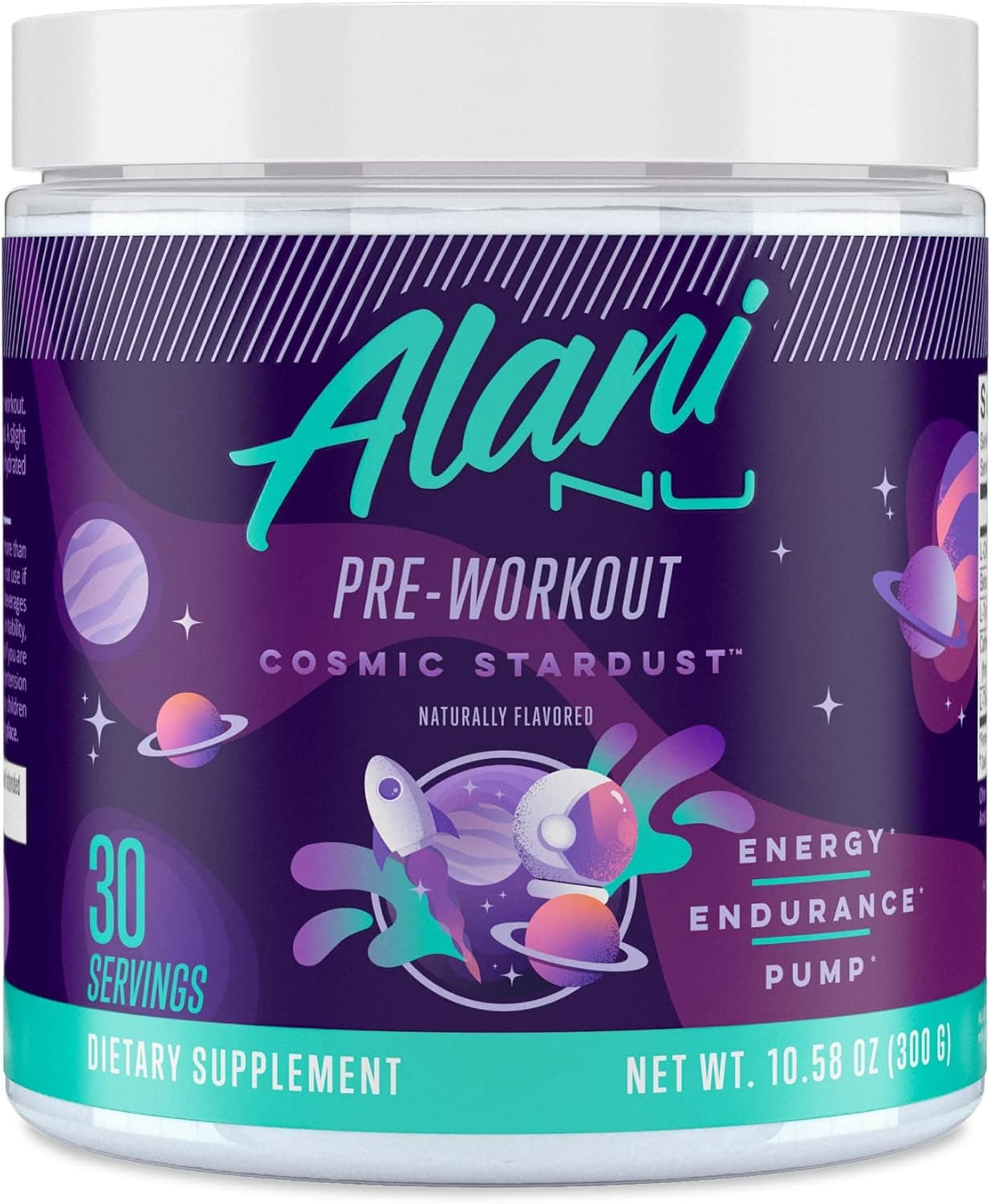 Alani Nu Pre Workout Powder Cosmic Stardust | Amino Energy…