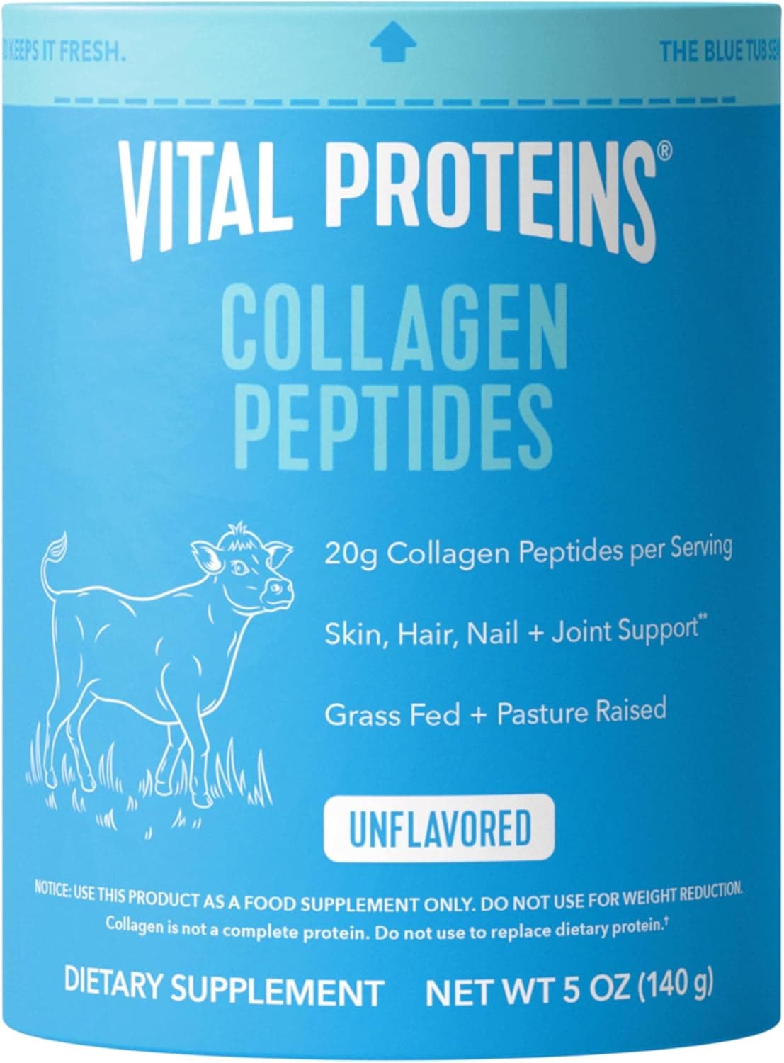 Vital Proteins Collagen Peptides Powder Supplement for Skin…