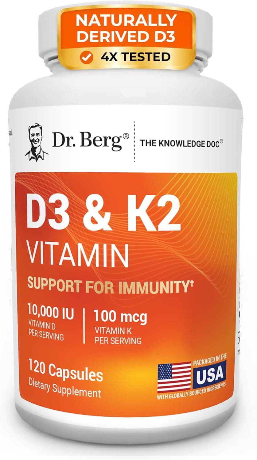 Dr. Berg Maximum Strength 7-in-1 Vitamin D3 K2 10