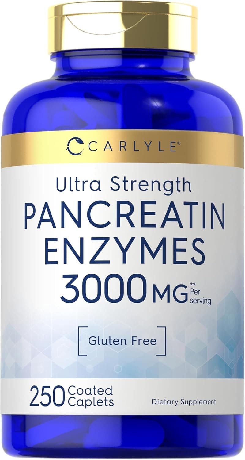 Carlyle Pancreatin Digestive Enzymes | 250 Caplets |…