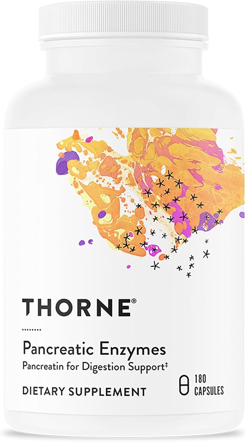 THORNE - Pancreatic Enzymes - Digestive Enzymes Supplement…