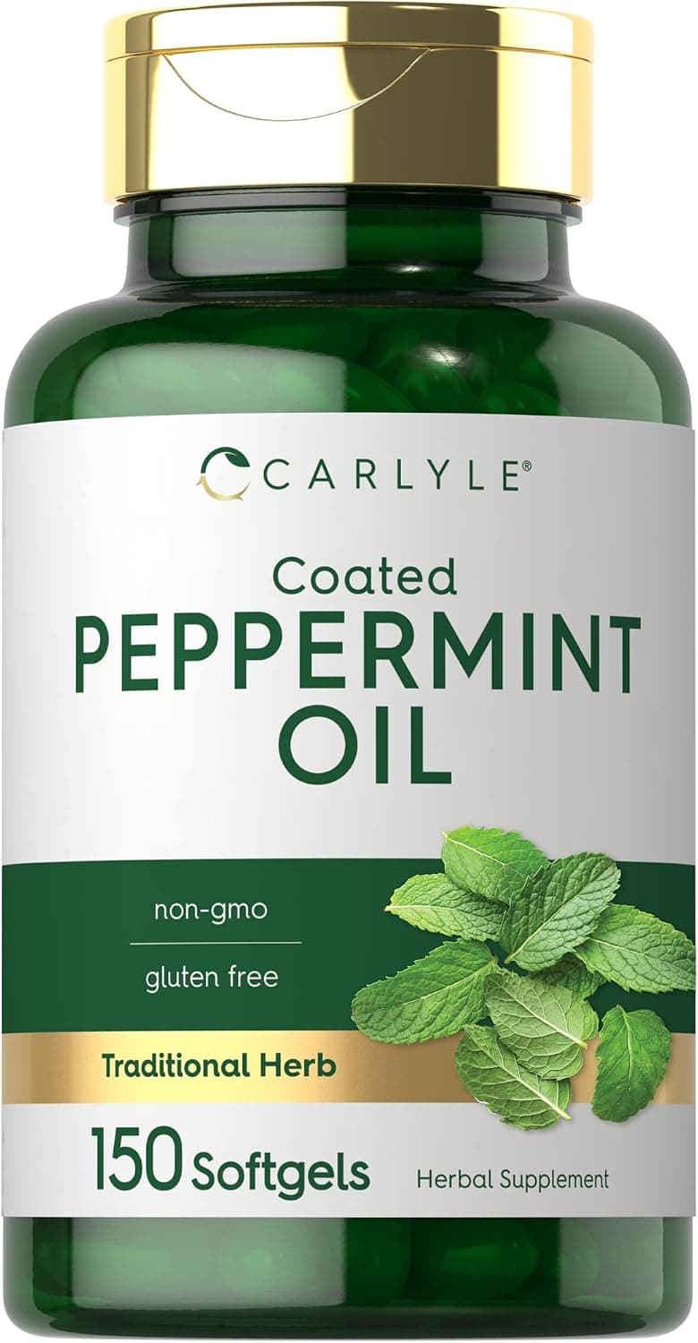 Carlyle Peppermint Oil Capsules | 150 Softgels | Herbal…