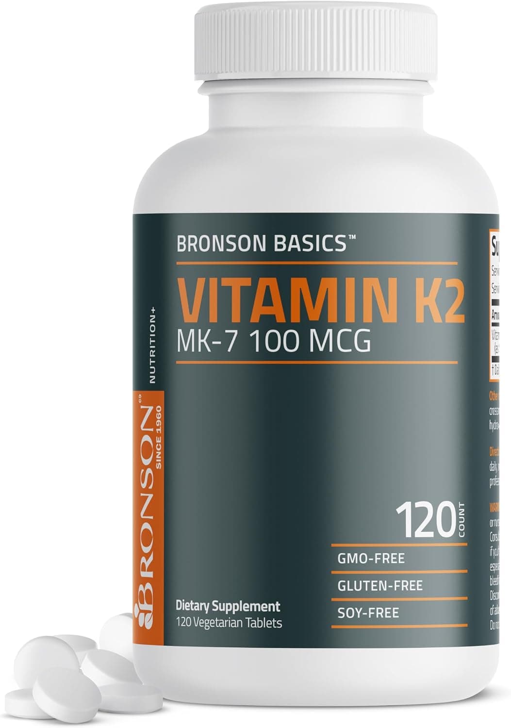 Bronson Vitamin K2 MK-7 100 MCG