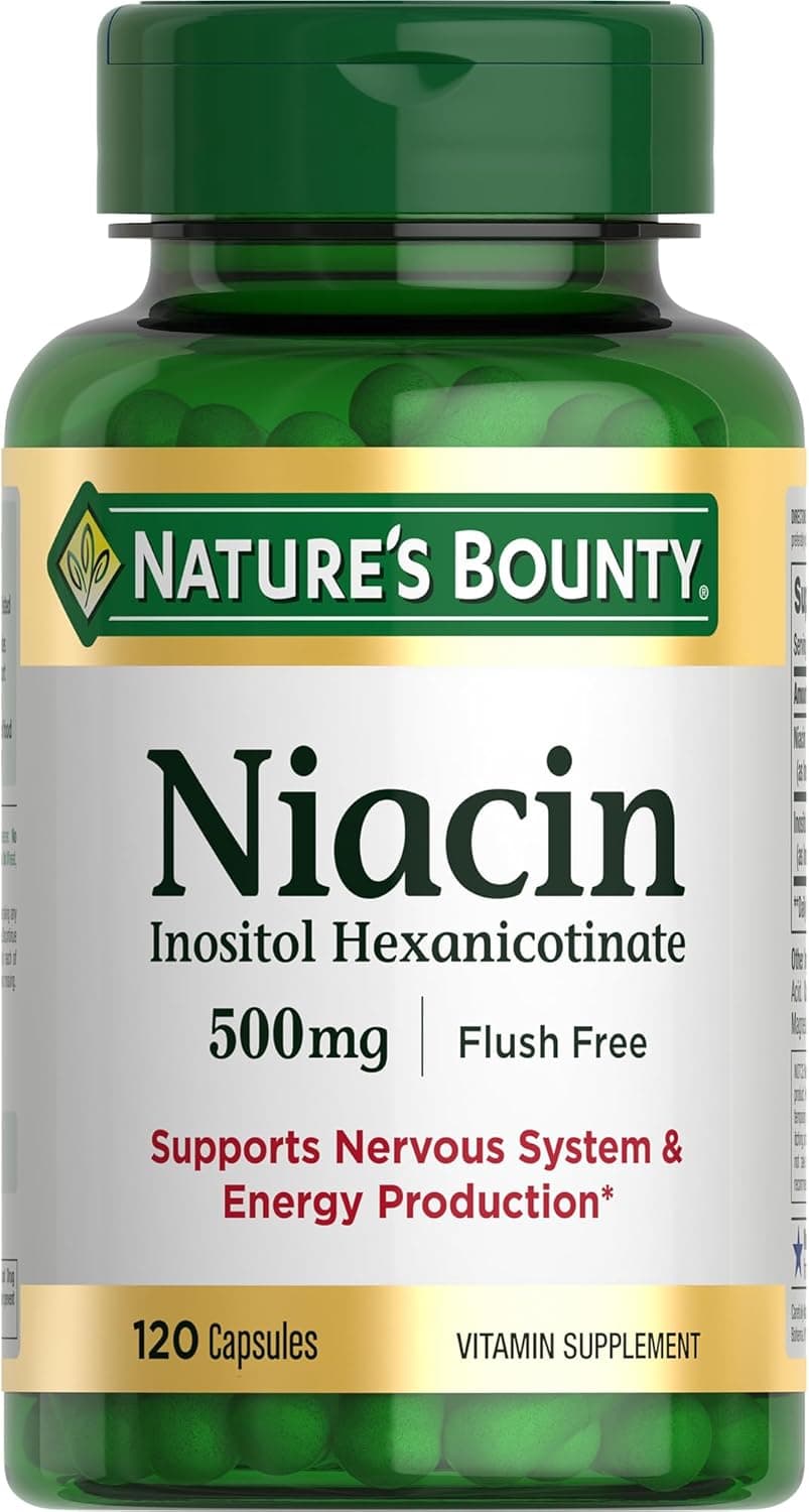 Nature's Bounty Niacin 500mg Flush Free