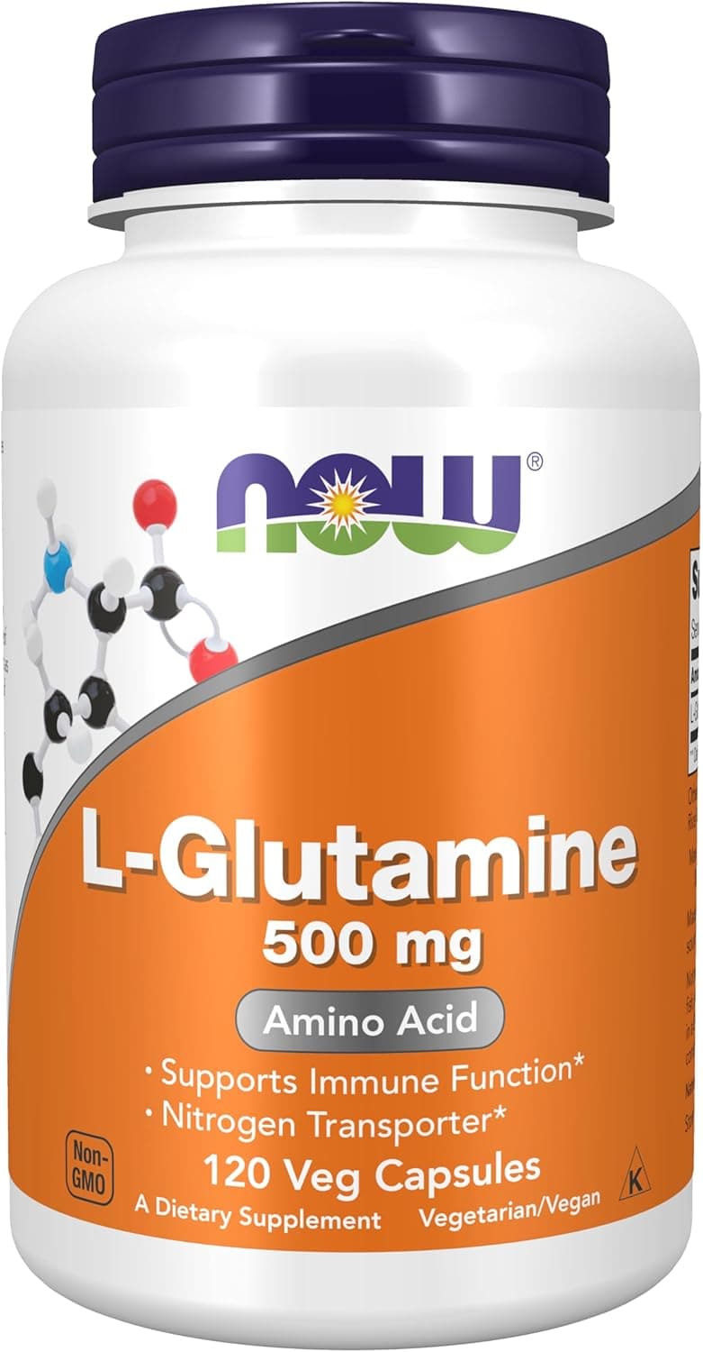 NOW Foods Supplements, L-Glutamine 500 mg, Nitrogen…