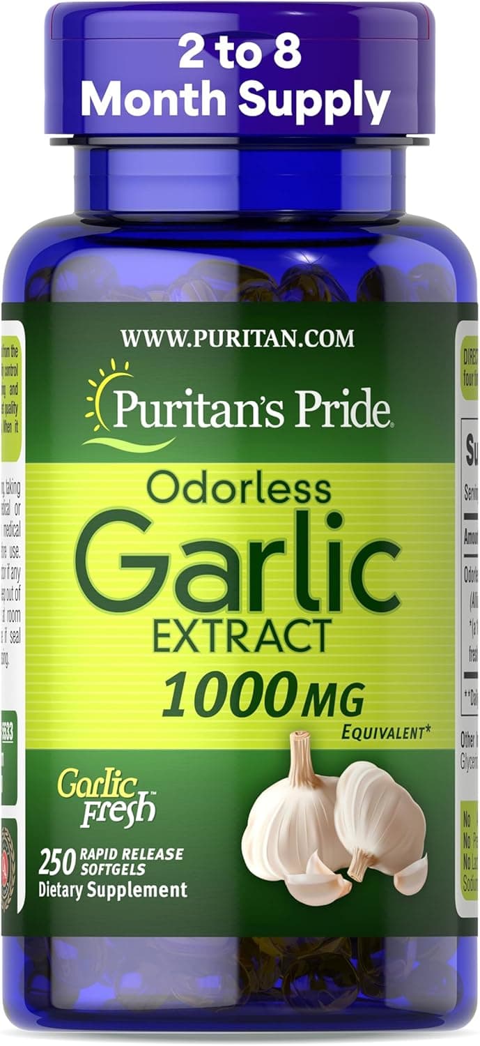 Puritan's Pride Premium Odorless Garlic Fresh 10 mg