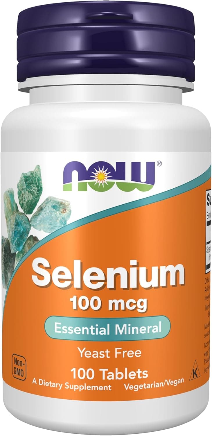 NOW Supplements, Selenium (L-Selenomethionine) 100 mcg…