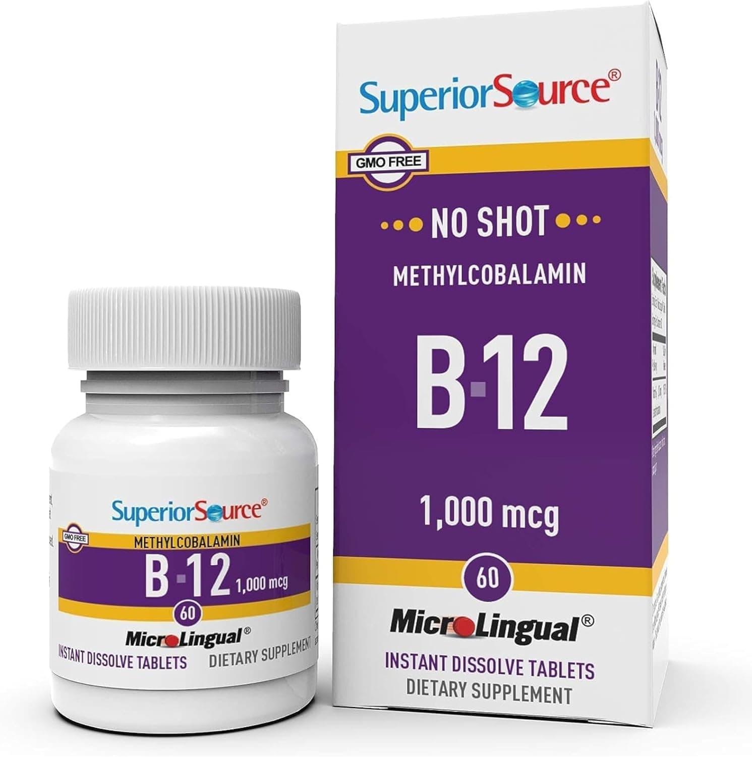 Superior Source No Shot Methylcobalamin B-12 1