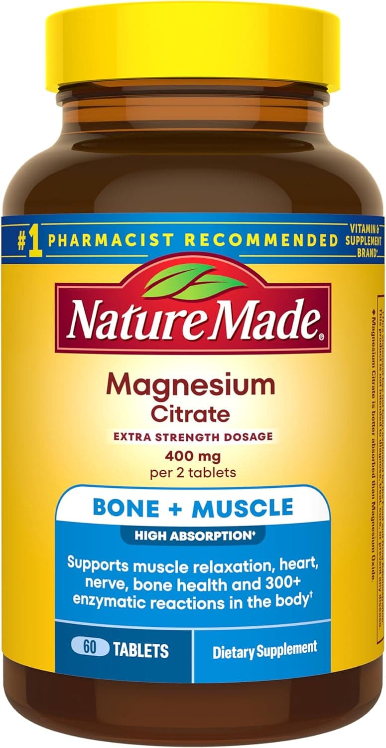 Nature Made Extra Strength Dosage Magnesium Citrate Tablets