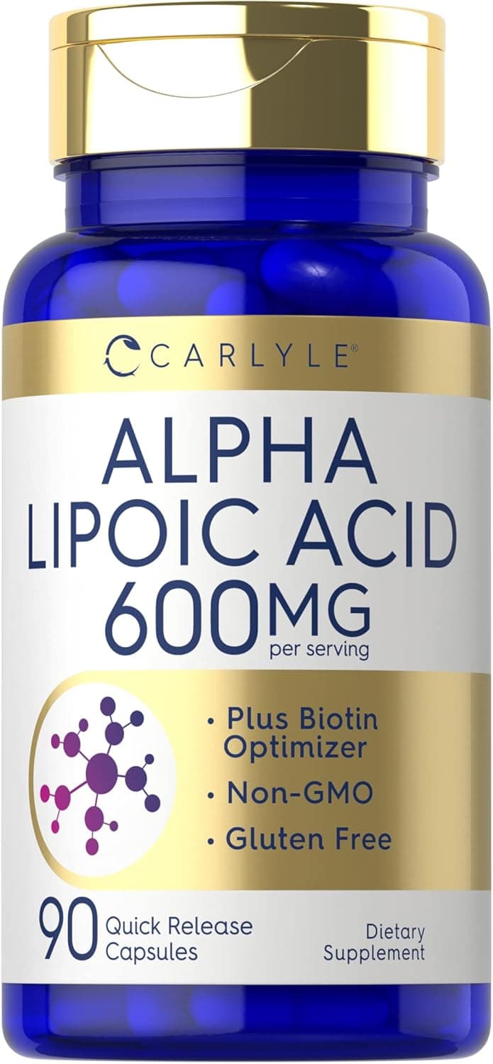 Carlyle Alpha Lipoic Acid 600mg | Plus Biotin Optimizer | 90…