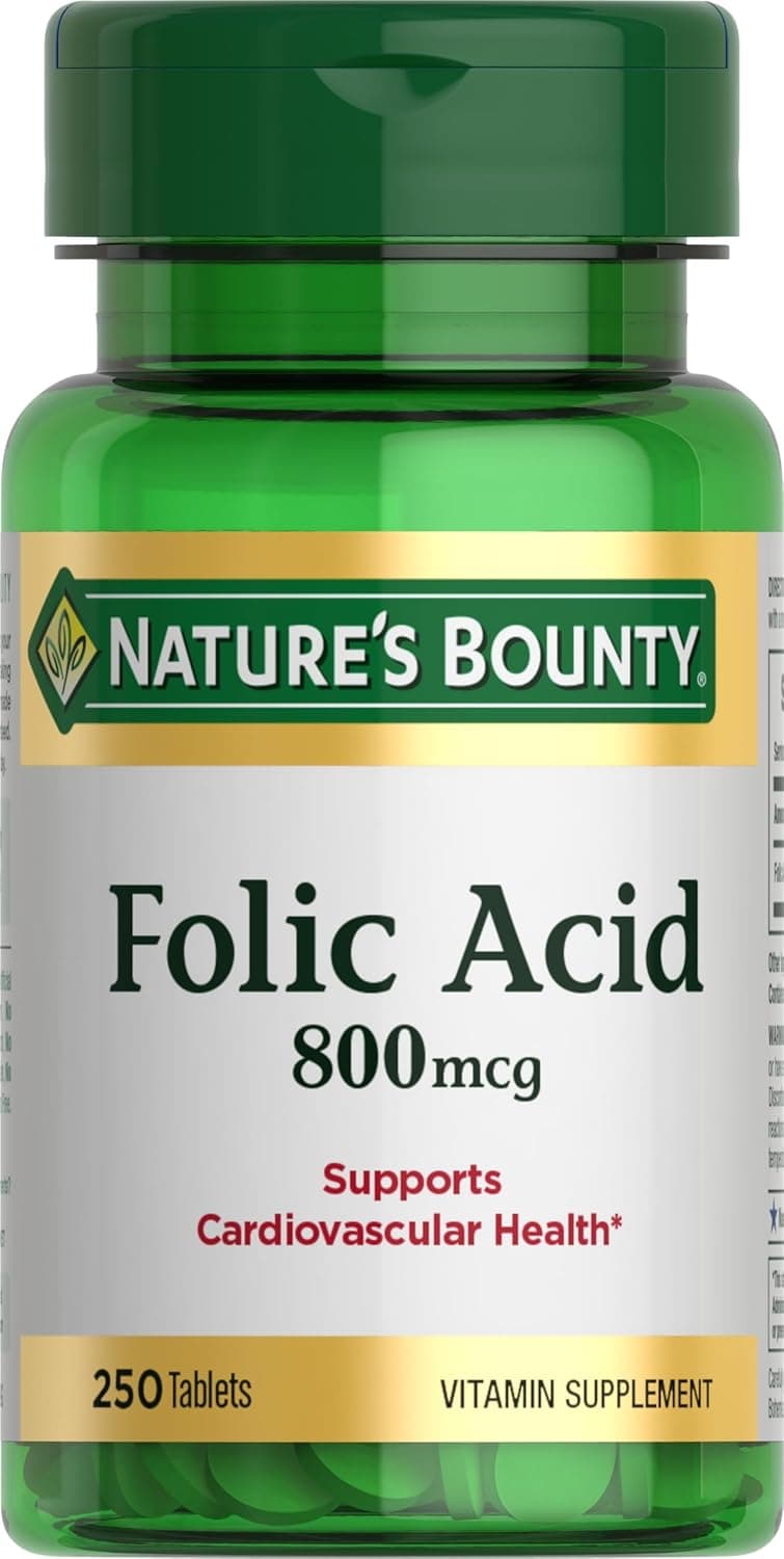 Nature's Bounty Folic Acid Supplement