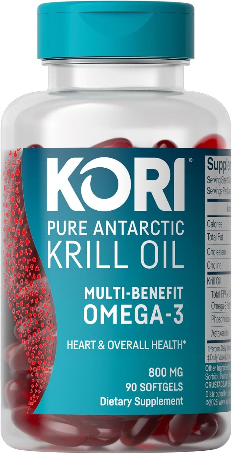 Kori Krill Antarctic Krill Oil Omega 3 Supplement