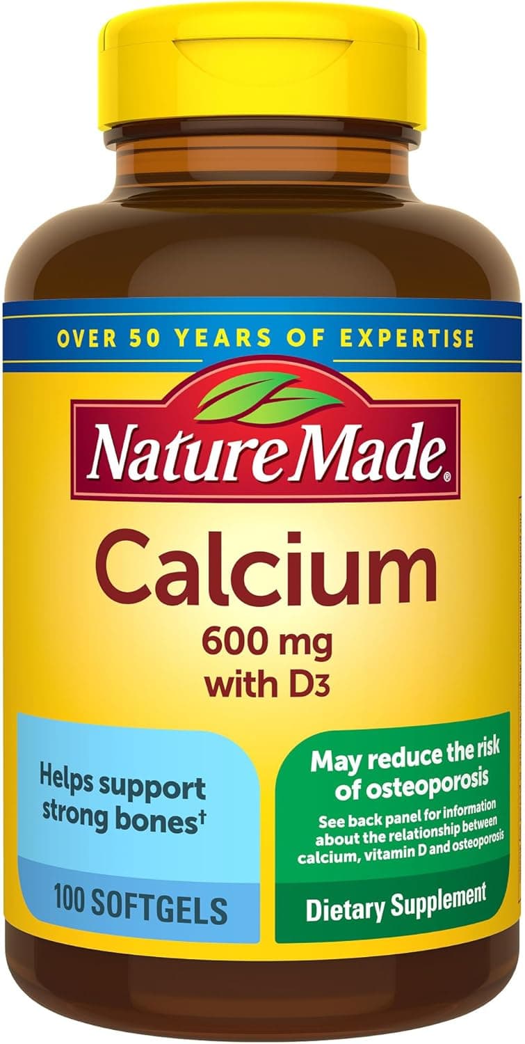 Nature Made Calcium 600 mg with Vitamin D3