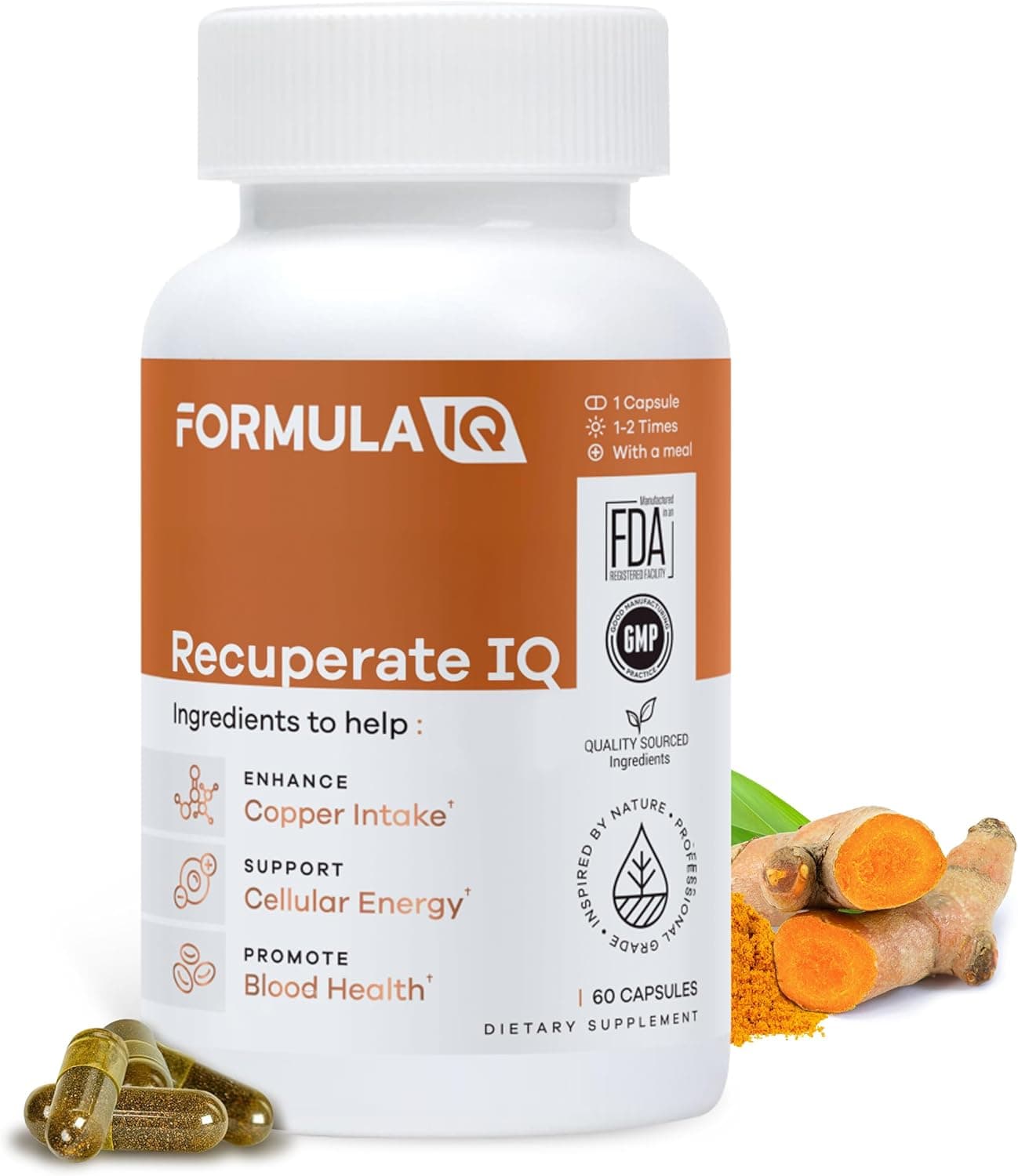 Formula IQ - Recuperate IQ - 5-in-1 Copper Supplements…