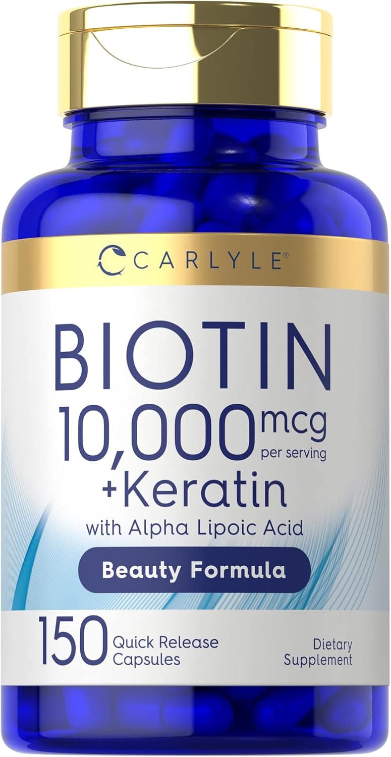 Carlyle Biotin 10000mcg | 150 Capsules | Beauty Formula…