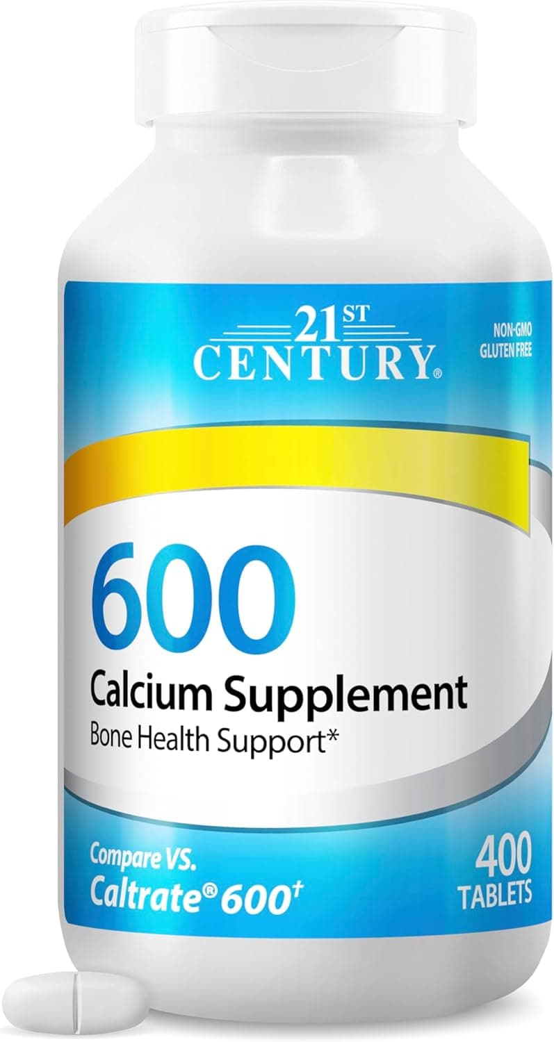 21st Century Calcium 600 mg Supplement (400 Tablets)