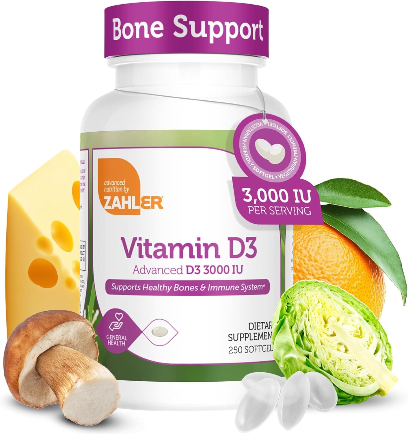 Zahler Vitamin D3 3000IU