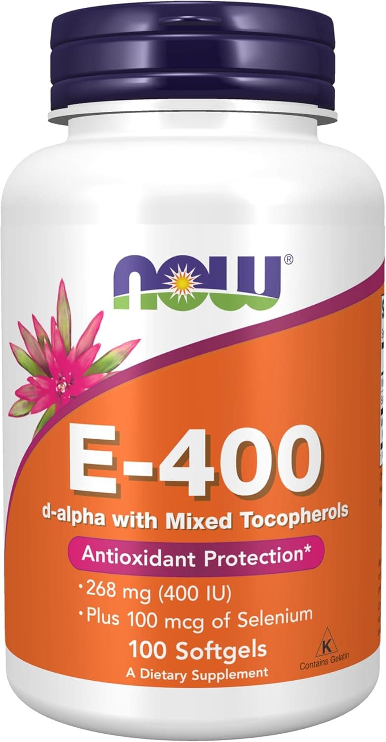 NOW Supplements, Vitamin E-400 IU, Mixed Tocopherols…