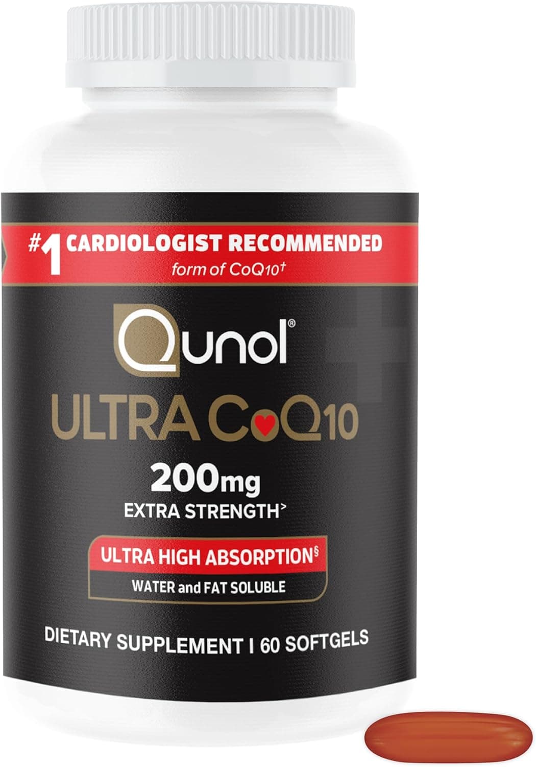 Qunol CoQ10 200mg Softgels