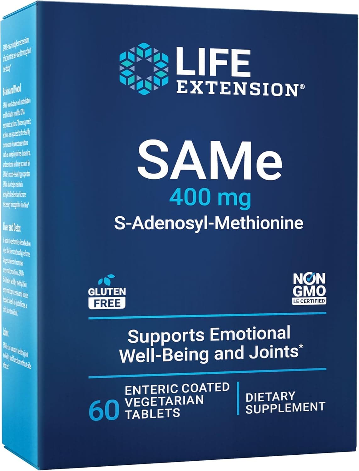 Life Extension Same, S-Adenosyl-Methionine, 400 mg, Mood…
