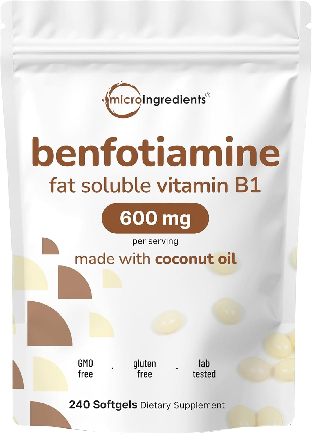 Vitamin B1 Benfotiamine 600mg Per Serving