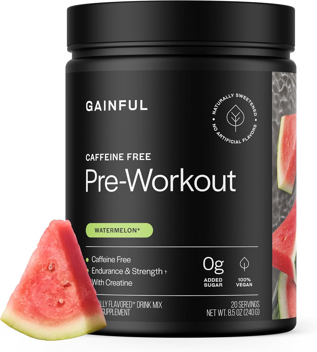 Gainful Caffeine Free Pre Workout Powder with Creatine