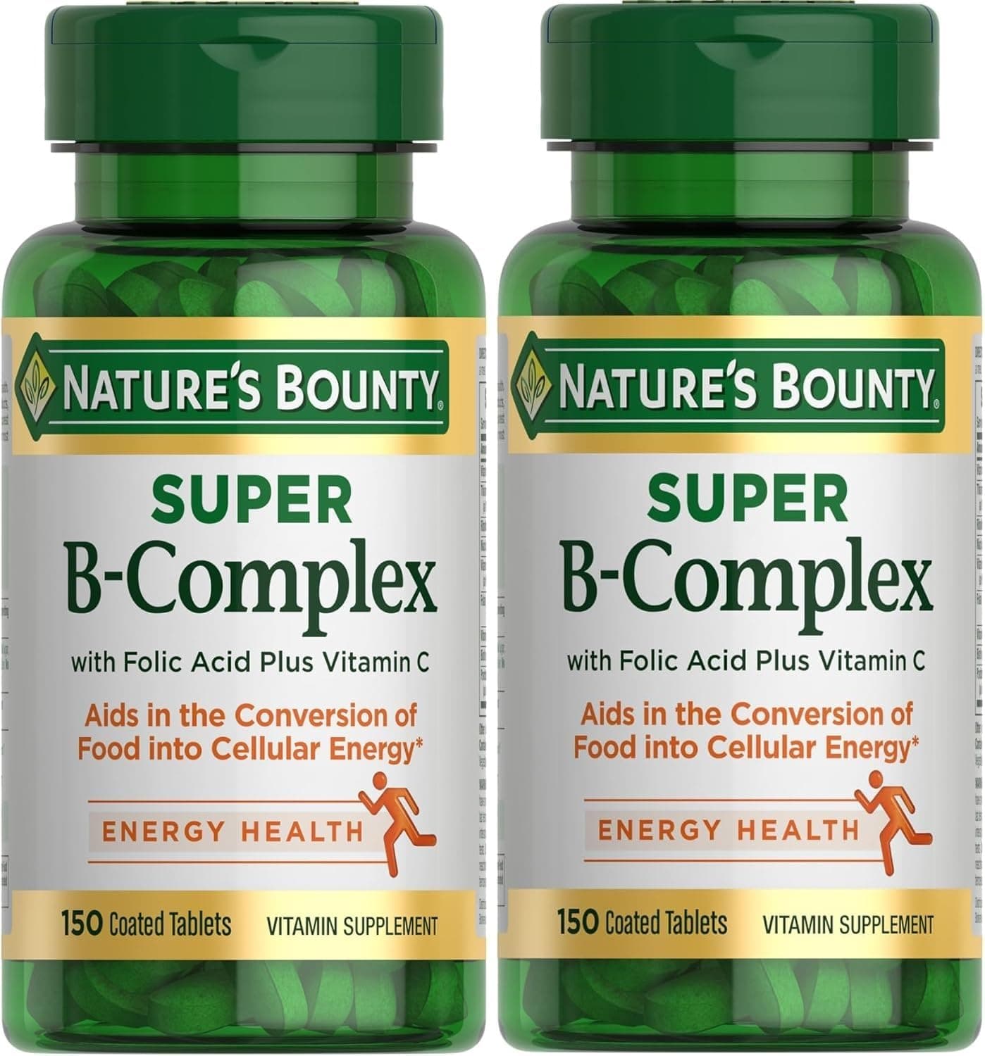 Nature's Bounty Super B Complex with Vitamin C & Folic Acid