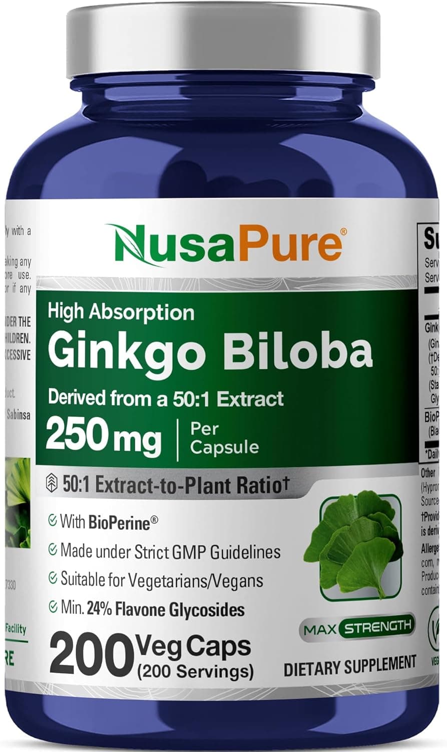 NusaPure Ginkgo Biloba Capsules