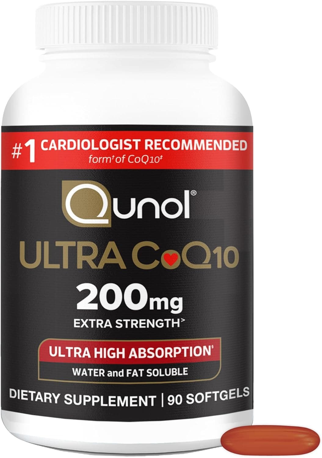 Qunol CoQ10 200mg Softgels