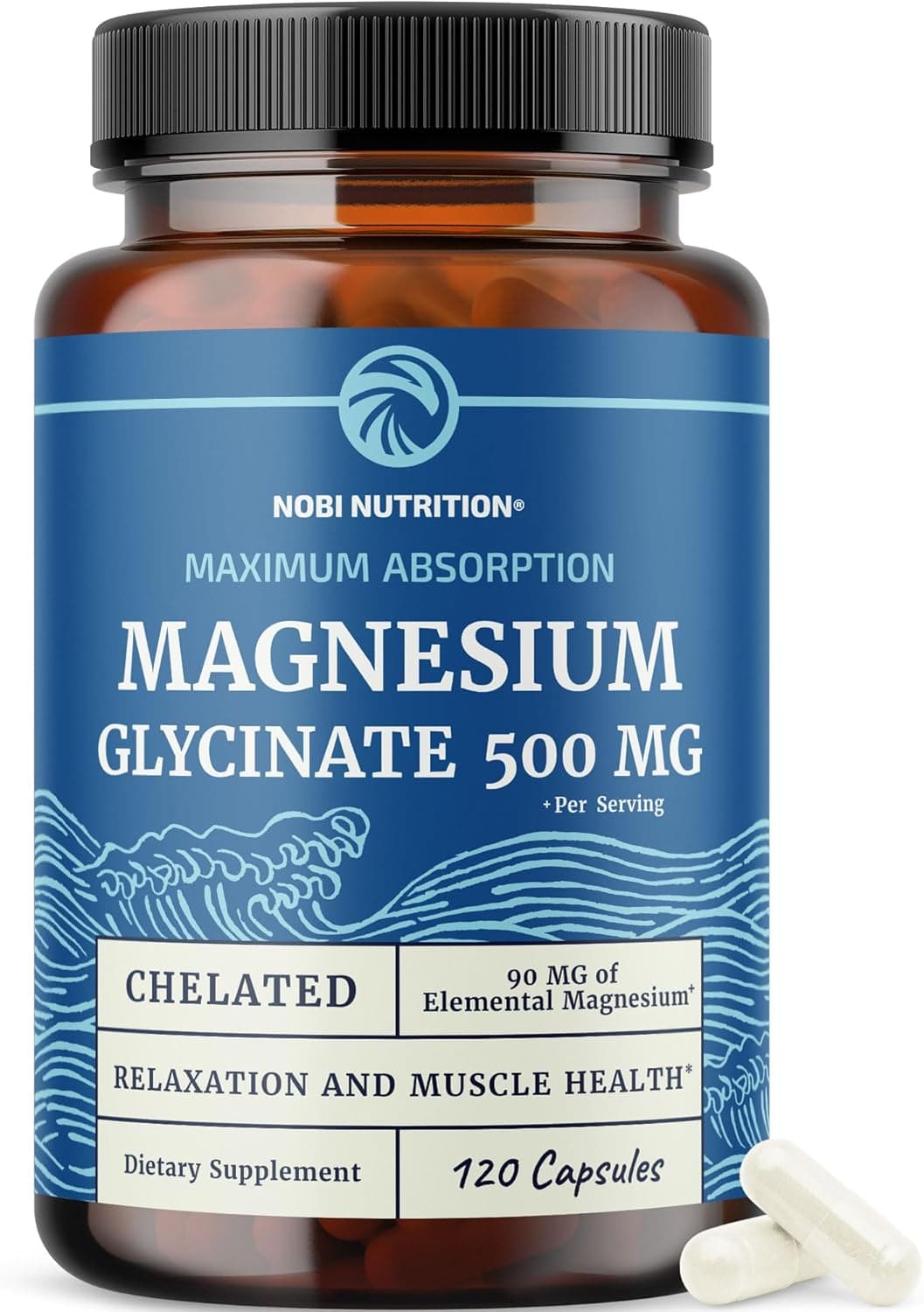 Magnesium Glycinate 500mg | High Absorption | Sleep