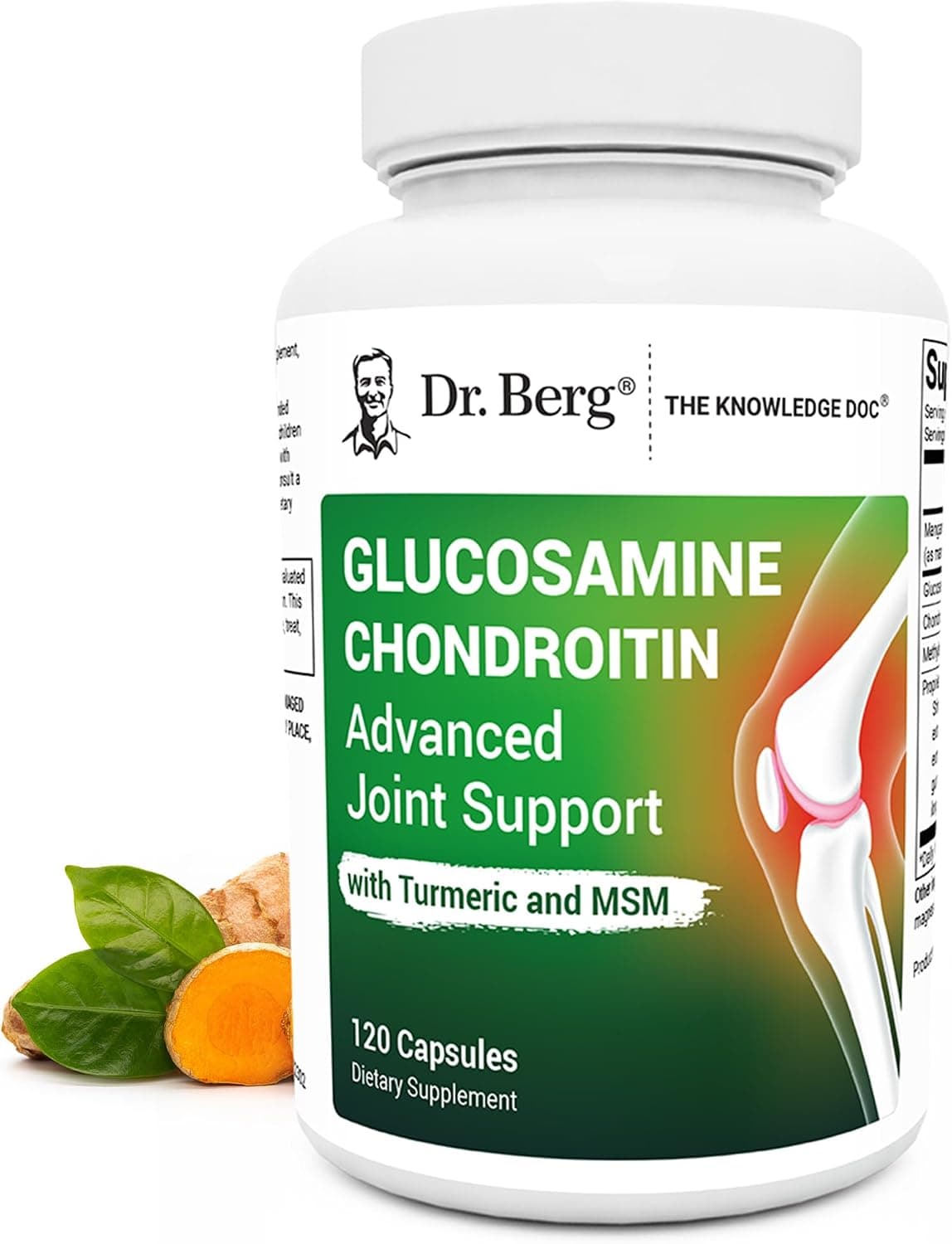 Dr. Berg Glucosamine Chondroitin MSM Turmeric & Boswellia…