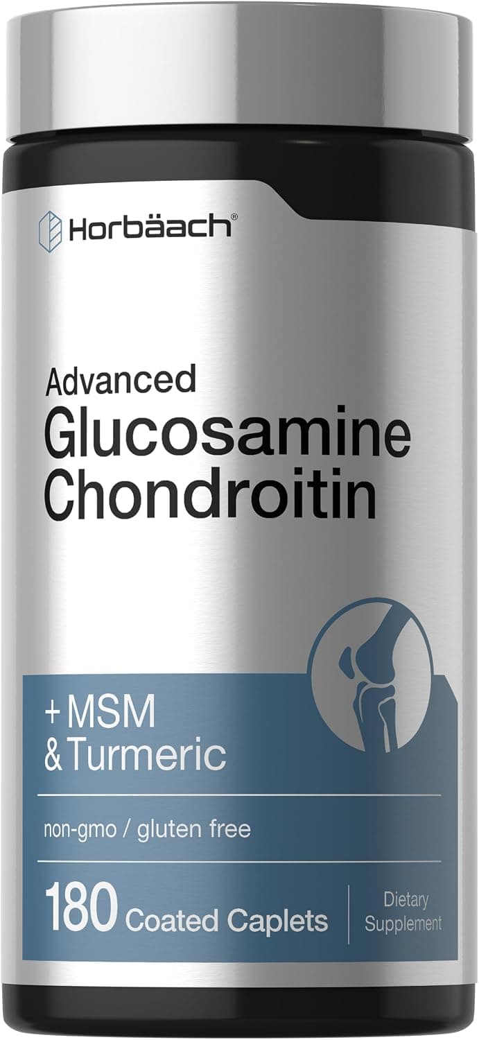 Horbäach Glucosamine Chondroitin | Plus MSM & Turmeric | 180…