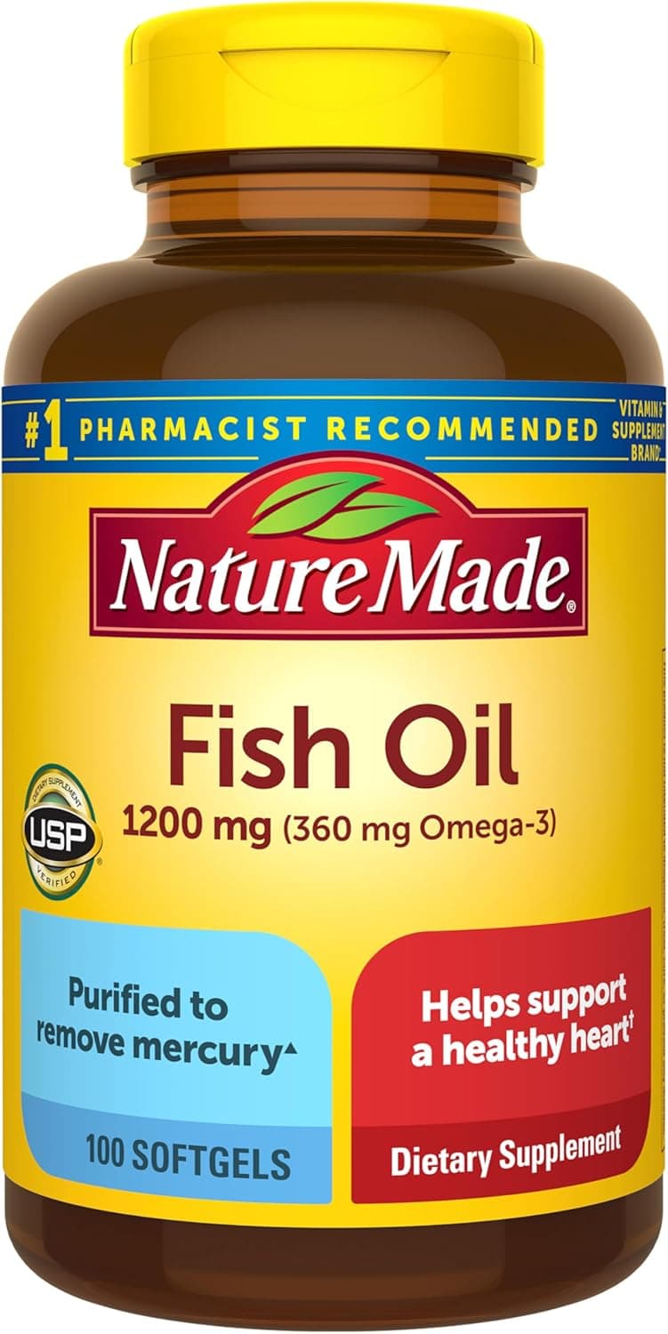 Nature Made Fish Oil Omega 3 Supplements