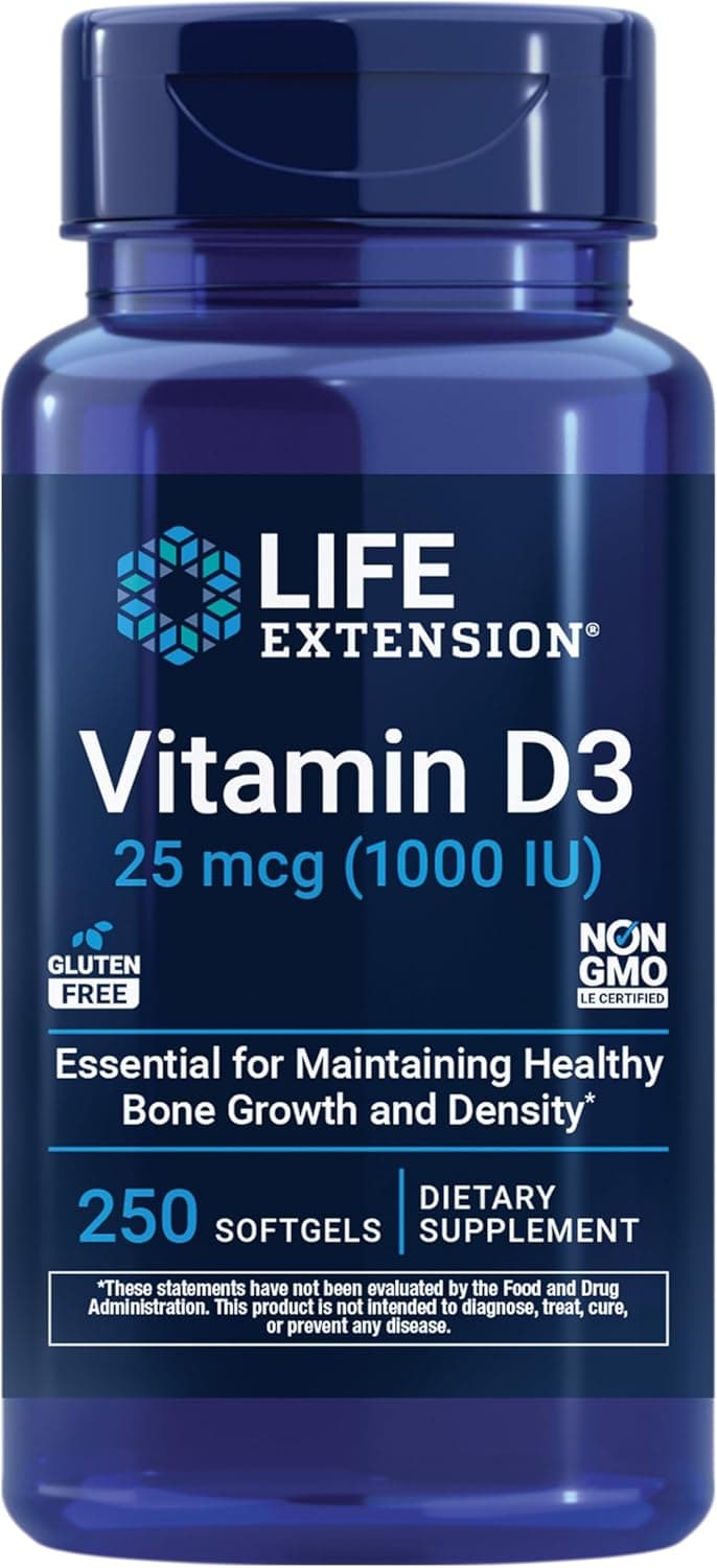 Life Extension Vitamin D3 25 mcg (1000 IU)