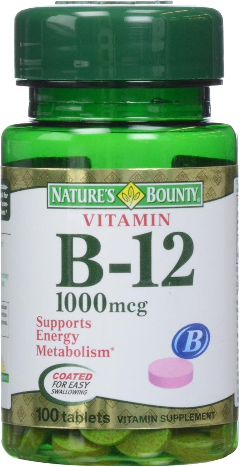 Nature's Bounty Vitamin B-12 1000 mcg Tablets