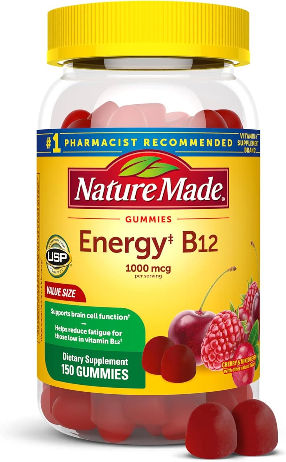 Nature Made Vitamin B12 Gummies 1000 mcg per serving