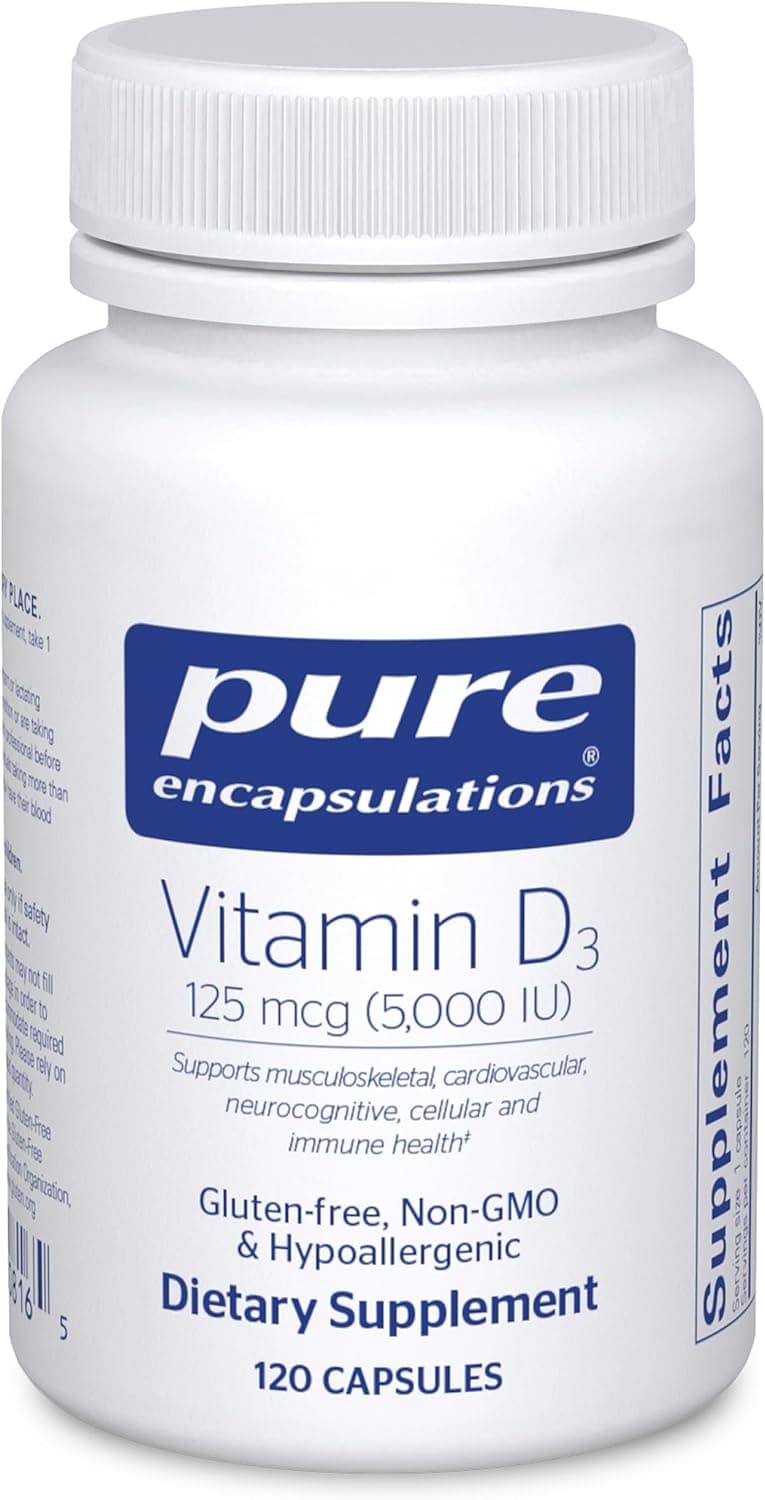 Pure Encapsulations Vitamin D3 125 mcg (5